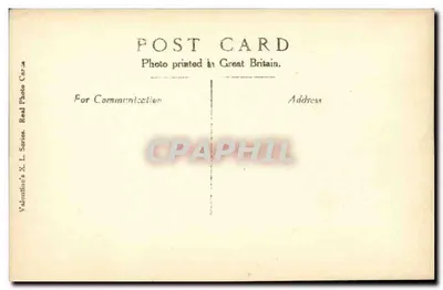 Castelo de Aldourie, Loch Ness — visão geral — série Valentine's X.L. n°4599 — Verso