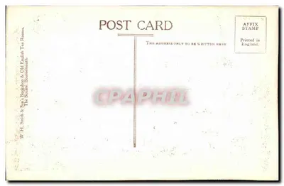 Ogród i plac w Bournemouth — wydawca W.H. Smith & Son, nr 10141 — Rewers