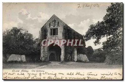 Abadia de Cleeve. A Entrada — fotografia de estúdio — editor não visível