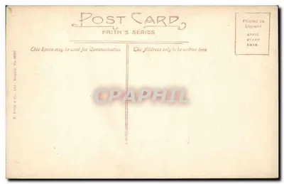 Zamek Windsor, East Terrace — widok zamku i ogrodu — seria Frith's, nr 66987 — Rewers