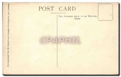 Palácio de Hampton Court — Frente Leste — H.M. Office of Works, série A.5 — Verso