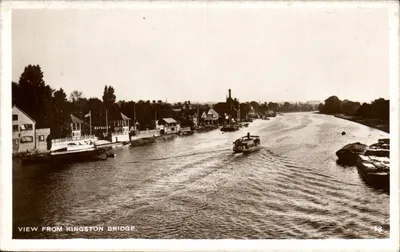 Vista do ponte de Kingston — Kingston Bridge — editor não identificado, n° de série 13
