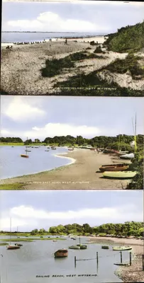 Strand, Segelstrand, Ausblick von East Head — West Wittering, Sussex — M.157