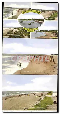 Strand, Segelstrand, Ausblick von East Head — West Wittering, Sussex — M.157 — Rückseite