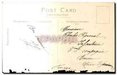 Albert Hall, Londyn — Pomnik Alberta, Londyn — seria Valentine's — Rewers
