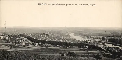 Joigny — Vista Geral, tirada da Côte Saint-Jacques — Tisser, editor