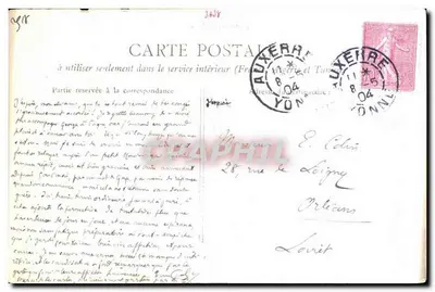 Auxerre - Stary Portal Świętego Piotra — wydawca RULLIS SPÉN — Rewers