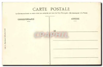 Bléneau - Castelo de La Mothe-Jarry — L. Mainland, número de série não visível — Verso