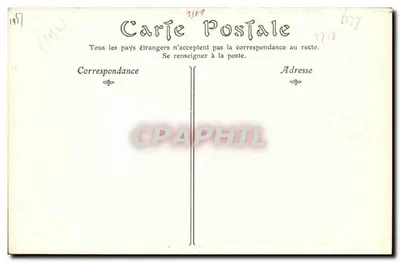 O "LATOUCHE-TRÉVILLE" Cruiser Cuirassado — Phototyp E. Lacour — Marselha, n° 2596 — Verso