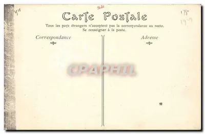 Saint-Moré — O Ponte e a Costa Rochosa — Editor desconhecido, n° 43 — Verso