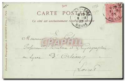 Vézelay (Yonne) — Ogólny widok — ND Phot — Rewers