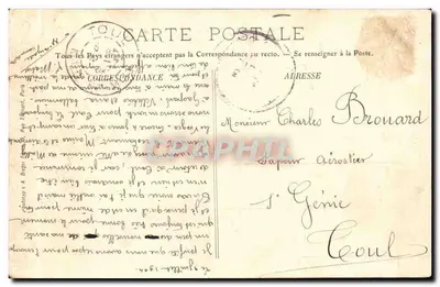 Campo de Mailly — Vista de um Acampamento — Editor: Ray F. Berger, Paris — Verso