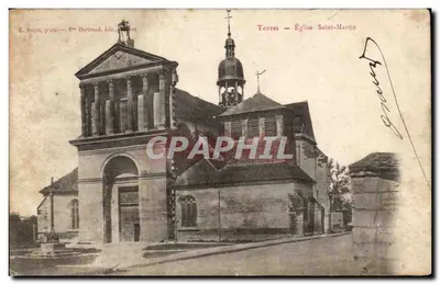 Troyes — Igreja de São Martinho — E. Guyot, fot. Yv. Bertrand, edit. Troyes