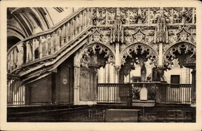 O Jubé da Igreja Maria Madalena — TROYES (Aube) — Ch. Grandindier, editor fotográfico, Troyes