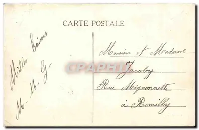 Troyes (Aube) — A Prefeitura — Edit. Marguis — Verso