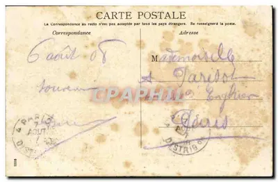 Camponesas dos Arredores de Troyes sob o Velho Traje — L. Brunon, Troyes — Verso