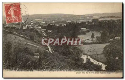 Vista panorâmica tirada de Sainte-Germaine — Da montanha de Sainte-Germaine. — LL