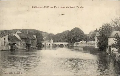 BAR-sur-AUBE — Em Amont do Pont d'Aube — Librairie A. Valck
