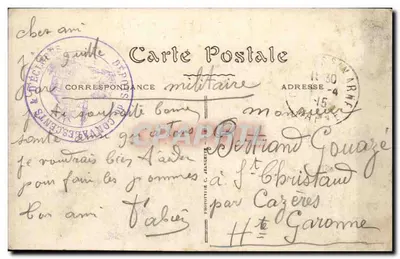 BAR-sur-AUBE — Em Amont do Pont d'Aube — Librairie A. Valck — Verso