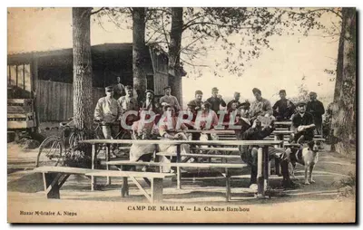 Campo de Mailly — A Cabana de Bambu — Bazar Militar A. Nieps