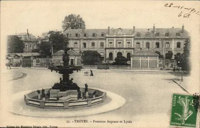 Troyes - Fontaine Argence e Lycée — Maison des Magasins Réunis, editor, Troyes, n°33