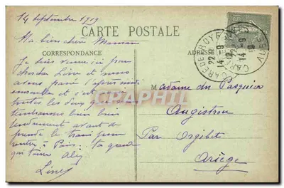Troyes - Poryw, autorstwa Sucheteta — Kolekcja T. G. — n° 142 — Rewers