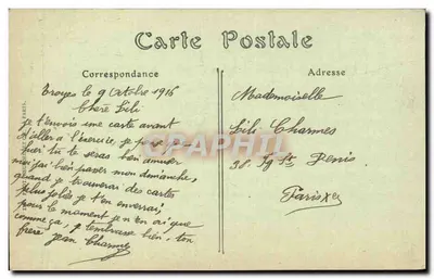 Hotel Juvenal dos Ursins — rua Champeaux — ND. Fot. — Verso