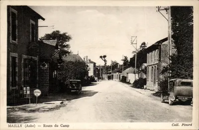 Mailly (Aube) — Estrada do Campo — Coleção Pinard