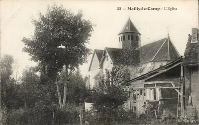 Maillly-le-Camp — A Igreja — Editor A. Merz, n°32