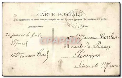 Bar-sur-Seine — A Prefeitura — Editor Plaisy — Verso