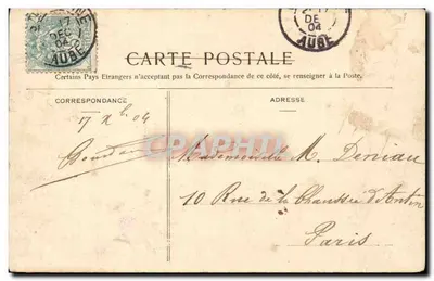 Troyes - A Caixa de Poupança — editor P. & C. HANON, n°14 — Verso