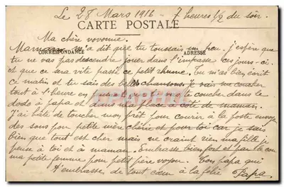 Troyes - Il Monumento dei Bambini dell'Aube e la Stazione — Collezione T.G. — Verso