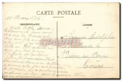 Troyes - Widok na Miejski Cirk (1903-1905) — niewiadomy wydawca — Rewers