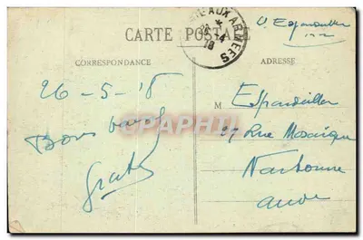 Troyes - Miejski Cirku (1903-1905), zawiera około 2000 miejsc — Służył podczas godnej Batalii nad Marne — Rewers