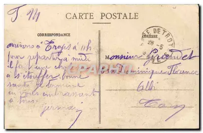 Troyes - Le Lycée (Hôpital temporaire) — Collection T. G. — n° 36 — Rewers