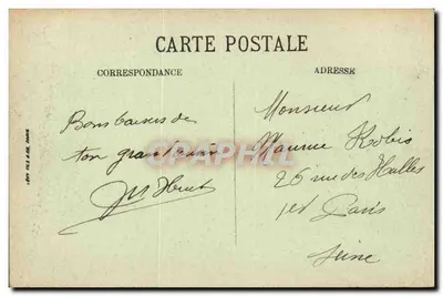 Troyes — A Estação, vista frontal — LL. — Verso