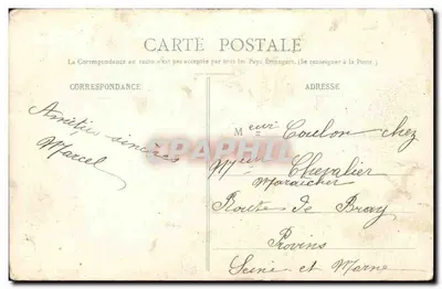 BAR-sur-SOINE - Wejście do miasta — Wydawnictwo Saunois, Bar-sur-Saône — Rewers