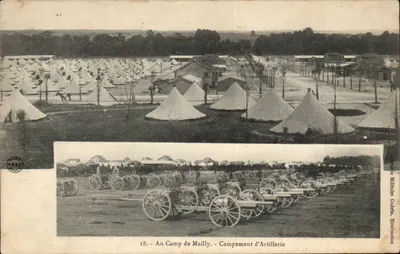 Campo de Mailly — Acampamento de Artilharia — Livraria Militar Guehn, Mourmelon