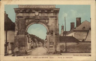 Bar-sur-Seine (Aube) — Porte de Châtillon — Bassinat, Édit. 7-32