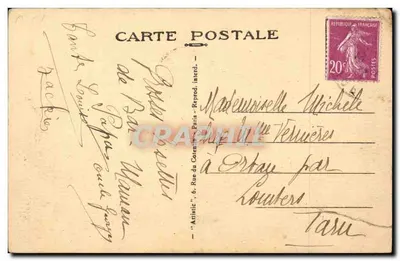Bar-sur-Seine (Aube) — Porte de Châtillon — Bassinat, Édit. 7-32 — Verso