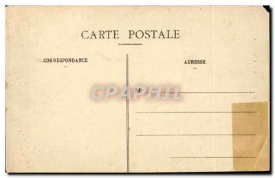 Troyes - A Catedral - Bilhete postal antigo — Verso
