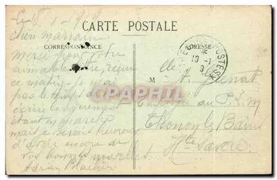 Arcis-sur-Aube — A Caixa de Economia — Place Gambetta — L. Drouset, lib. edit. — Verso