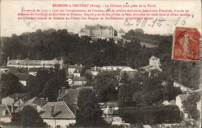 Brienne-le-Château (Aube) — O Castelo (vista tirada da Torre) — editor não visível