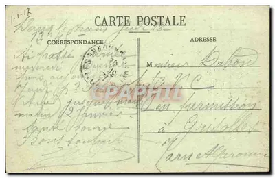Brienne-le-Château (Aube) — O Castelo (vista tirada da Torre) — editor não visível — Verso