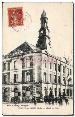 Romilly-sur-Seine (Aube) — Hotel de Ville — Ed. Canlay-Chalopin