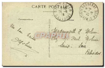Romilly-sur-Seine (Aube) — Hotel de Ville — Ed. Canlay-Chalopin — Verso