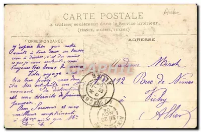 Rigny-le-Ferron — The Castle Farm — Collection P.R.S. — Back