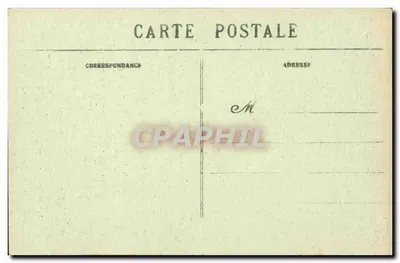 Interior da Igreja — Monumento Histórico, Século XIII — Ed. Ph. Dauthel em Poivres — Verso
