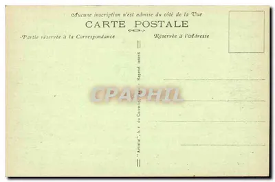 Aube Pittoresca — Plançy — Passarela do Moulin e Hotel do Comércio — Petit, editor - 7-28 — Verso
