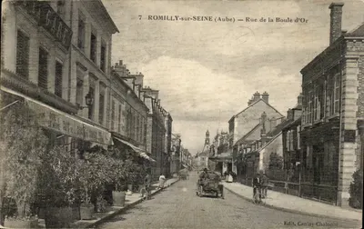 ROMILLY-sur-SEINE (Aube) — Rua da Boule d'Or — Edit. Canlay-Chalopin
